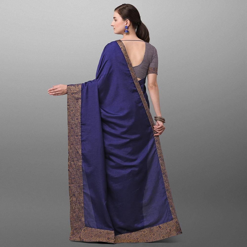 Banarasi Embellished Saree With Jacquard Boarder